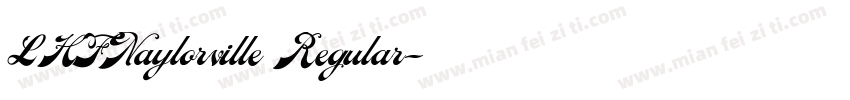 LHFNaylorville Regular字体转换